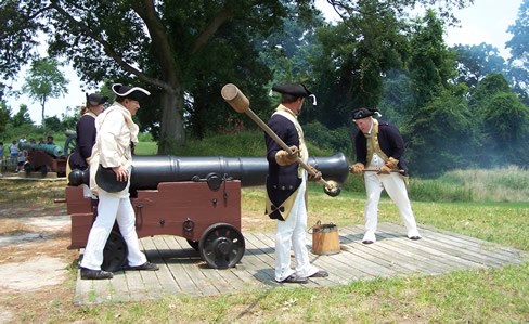Lamb's Artillery Cannon Firing Demonstration
