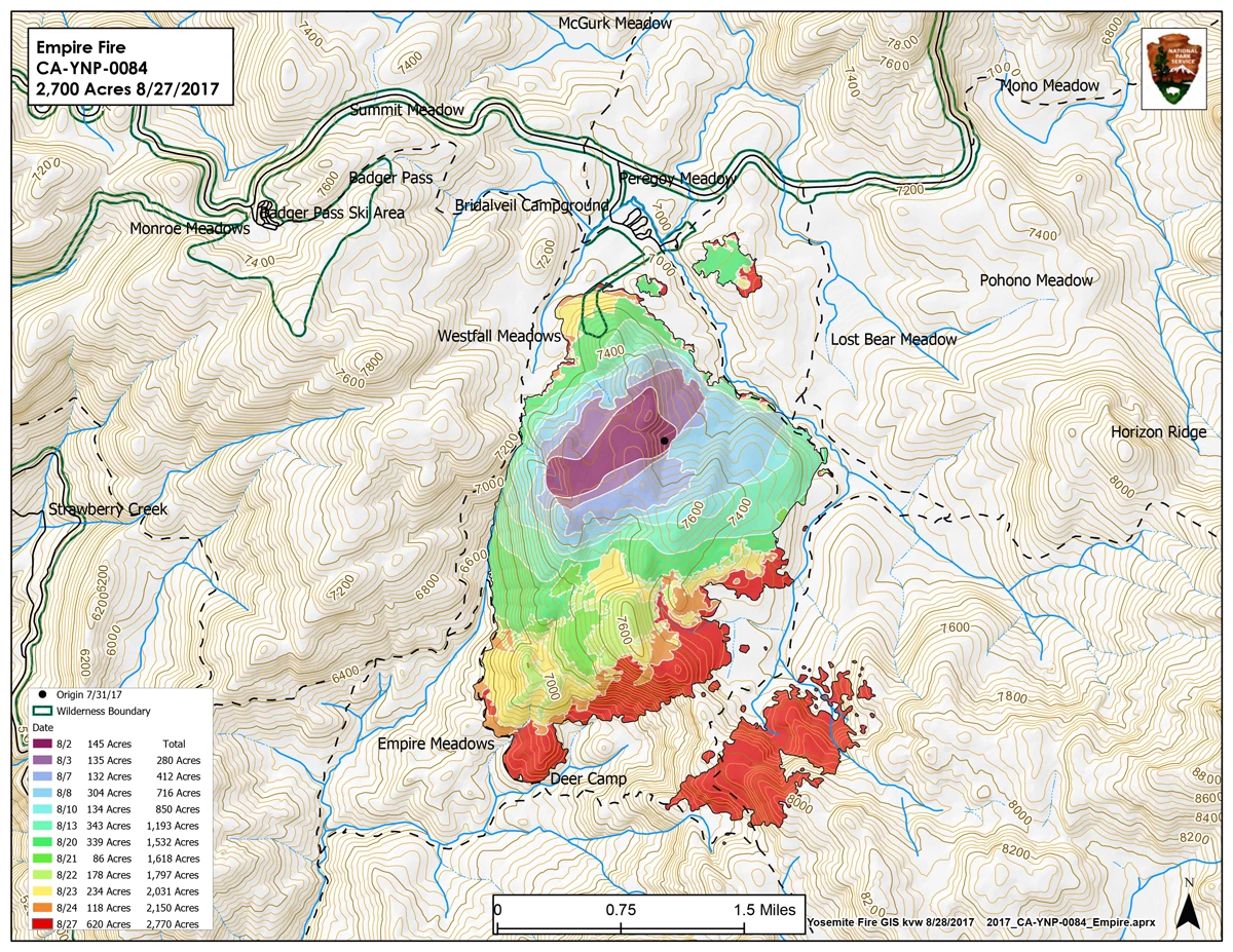 Empire Fire Progression August 28, 2017 Empire Fire Progression August 28, 2017