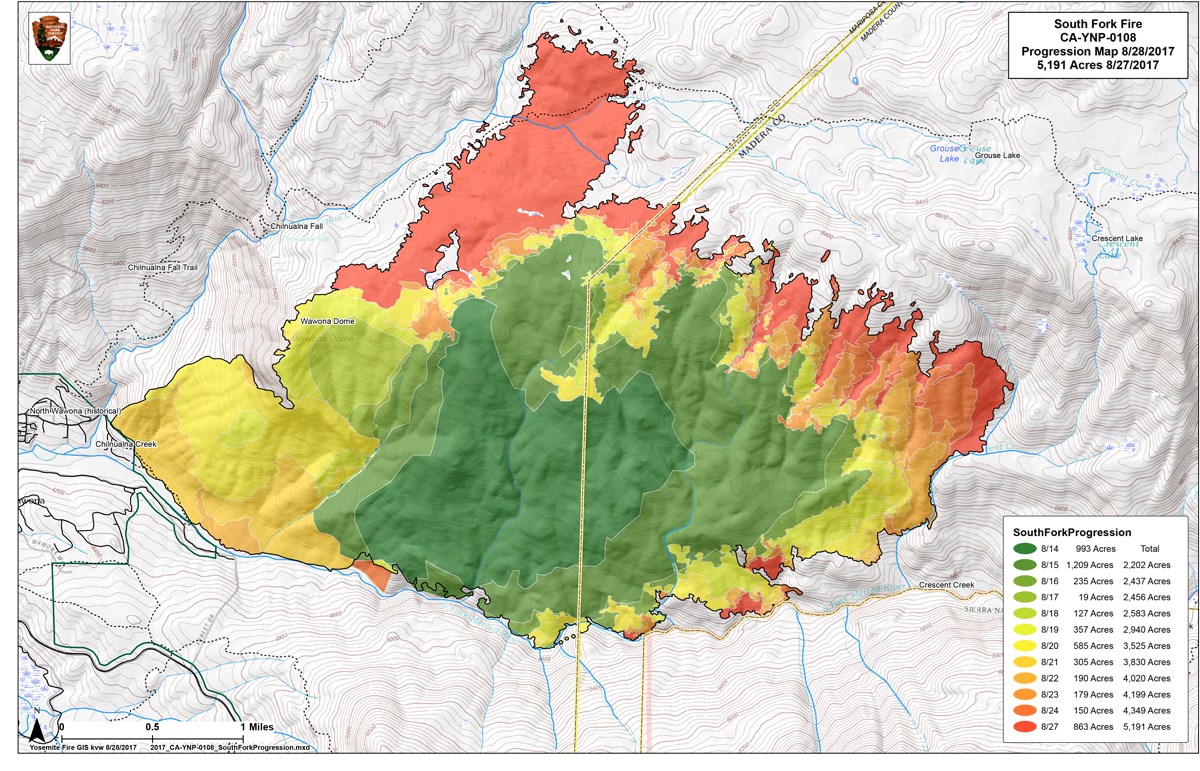 South Fork Progression August, 28th, 2017