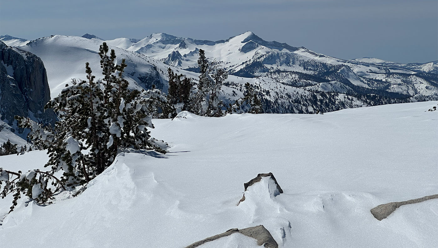 Snowy Clark Range on March 16, 2023.