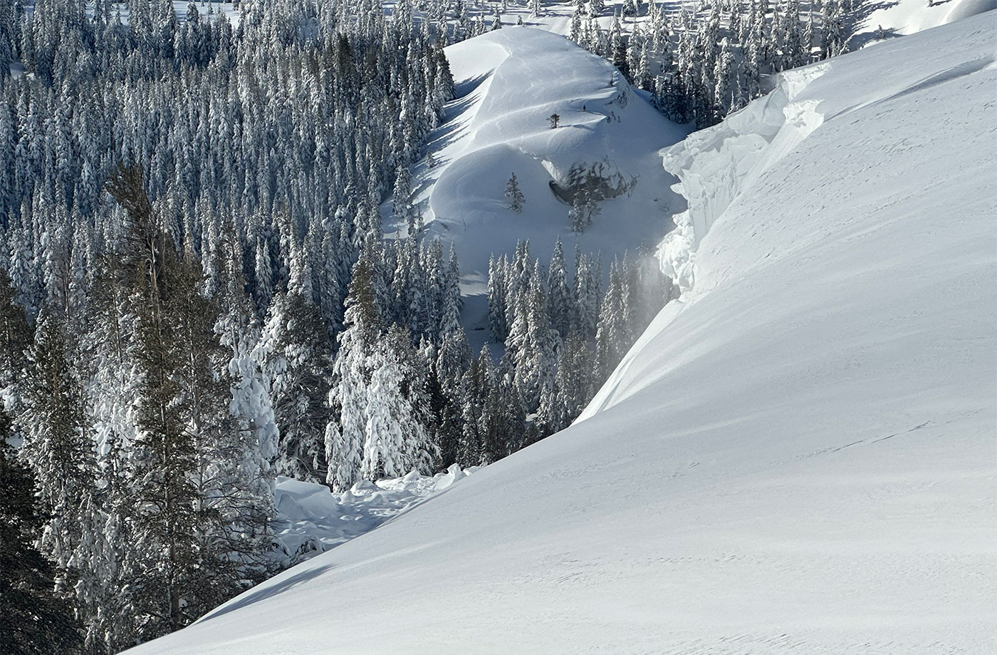 Cornice drop off Lembert Dome occurred on March 11, 2023.