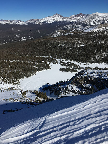 Frozen Elizabeth Lake on February 1, 2022.