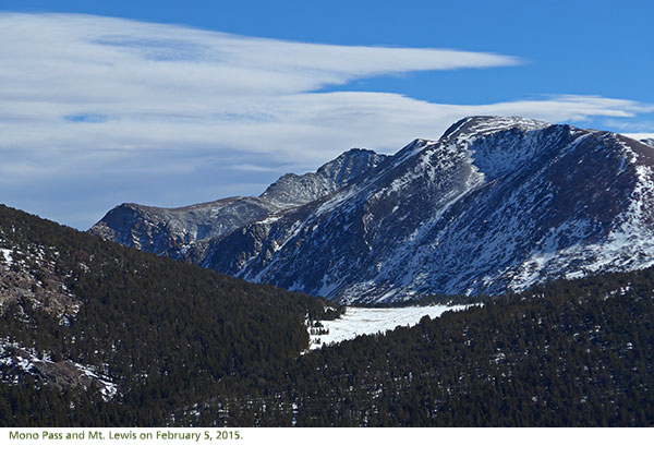 Mono Pass and Mt. Lewis