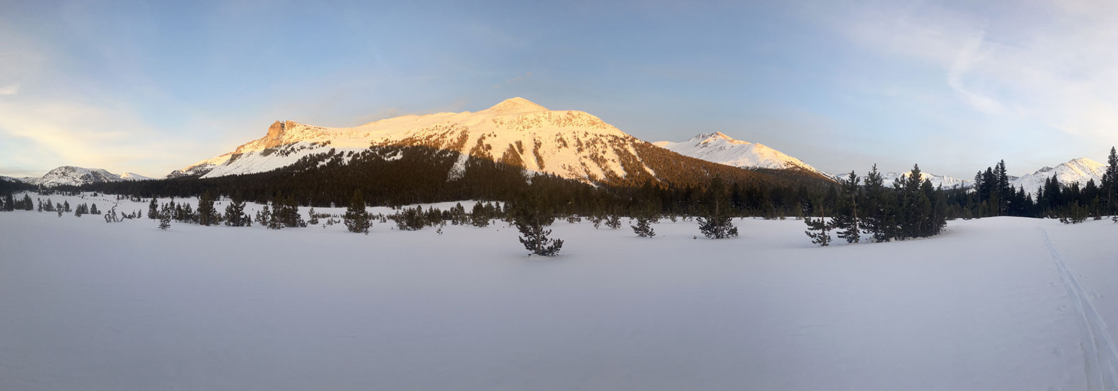 Mt. Dana sunset on February 12, 2024.