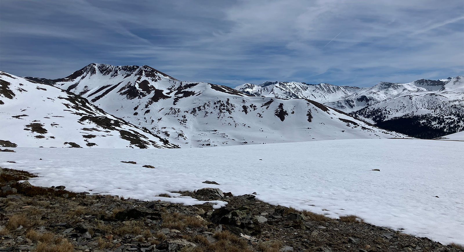 Mt. Gibbs and the Kuna Crest on March 26, 2026.