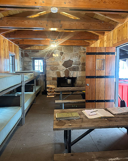 Newly renovated Tuolumne Meadows Ski Hut in December 2025.