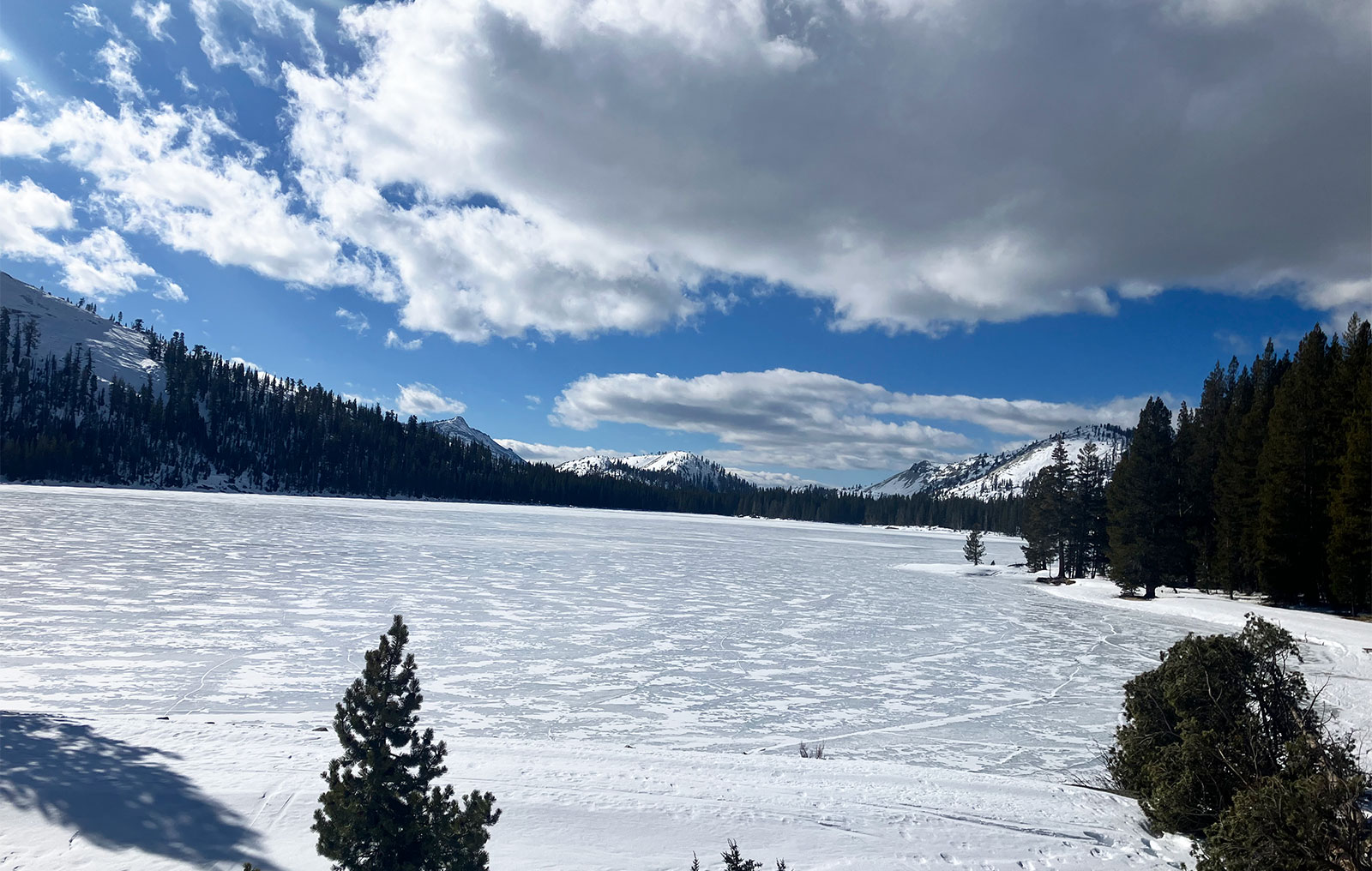 Tenaya Lake on January 25, 2025. Tenaya Lake on January 25, 2025.