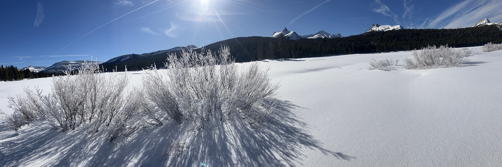 Tuolumne Meadows on December 20, 2024. Tuolumne Meadows on December 20, 2024.