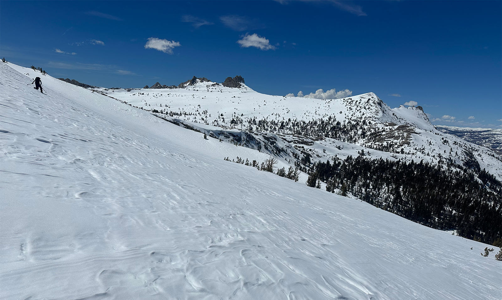 Upper Unicorn Creek drainage on April 11, 2024.