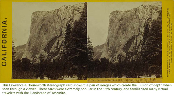 Stereo card of El Capitan