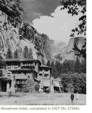 The Ahwahnee, completed in 1927. 