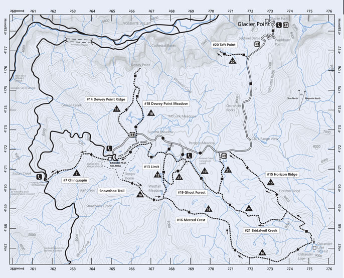 Badger Winter Map