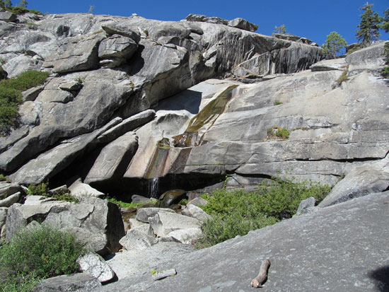 Chilnualna Falls and rock slope