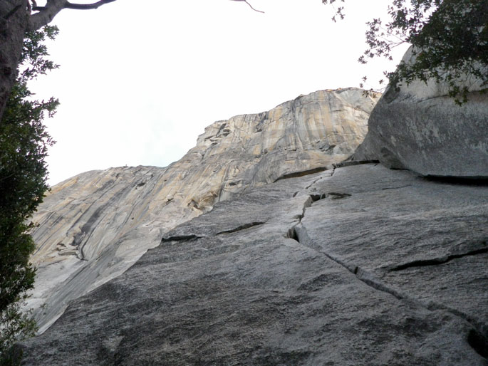 Looking up El Capitan