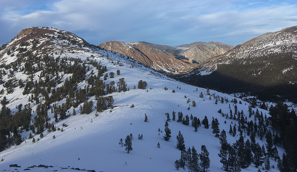 Mt. Gaylor and a dry eastern Sierra on January 15, 2021. Mt. Gaylor and a dry eastern Sierra on January 15, 2021.