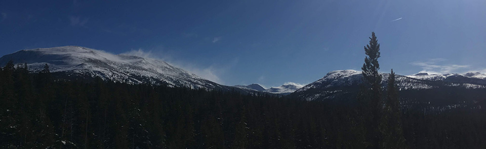 Winds on Kuna Crest on December 27, 2019.