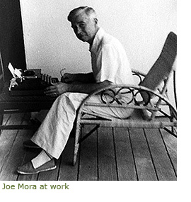 Jo Mora at work Jo Mora at work