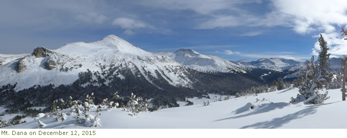 Mt Dana on December 12th, 2015