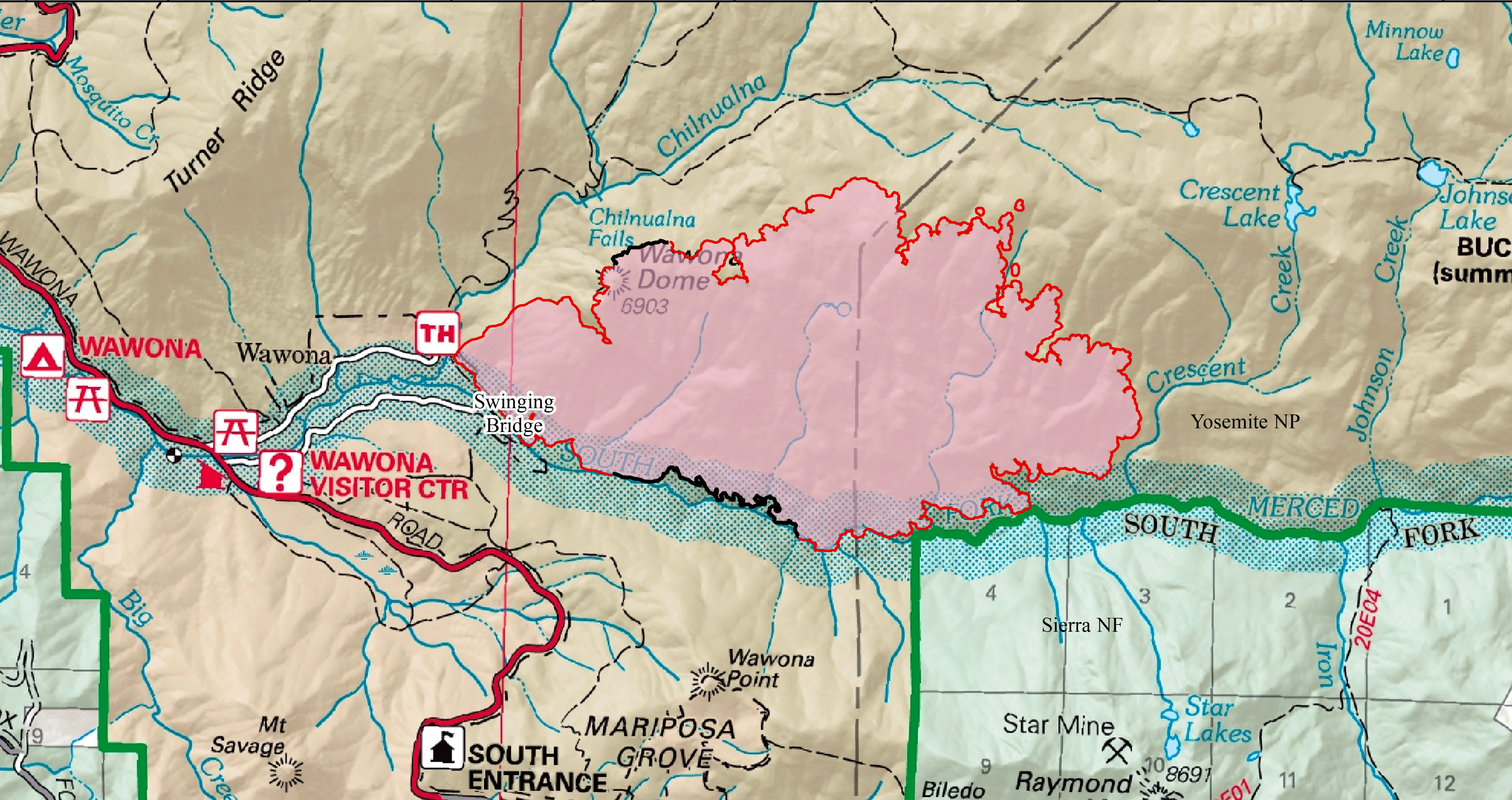 South Fork Fire Update #10 August 22nd, 2017 - Yosemite National Park