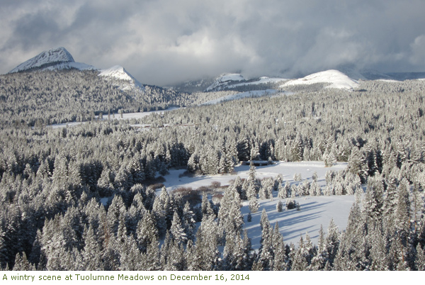 Tuolumne Meadows on December 16, 2014 Tuolumne Meadows on December 16, 2014