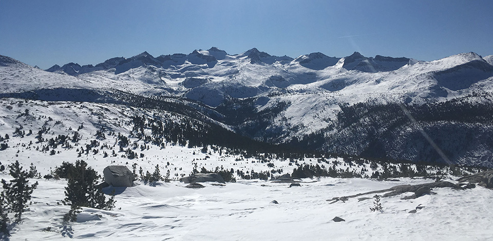 Upper Lyell Canyon on January 13, 2020. Upper Lyell Canyon on January 13, 2020.