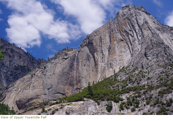 View of Upper Yosemite Fall View of Upper Yosemite Fall