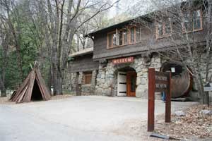 front of museum building