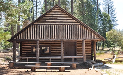 wooden bungalow, artist cabin, present day