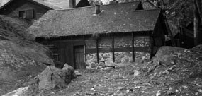 Stone and wood addition put on back of house