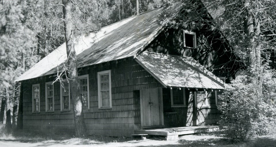 Historic photo of Chinese Laundry in Wawona