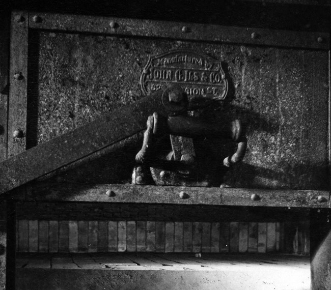 Close-up of oven