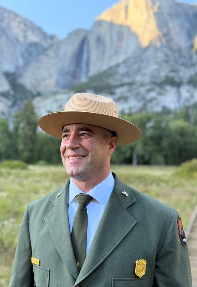 Superintendent Ray McPadden in Yosemite Valley