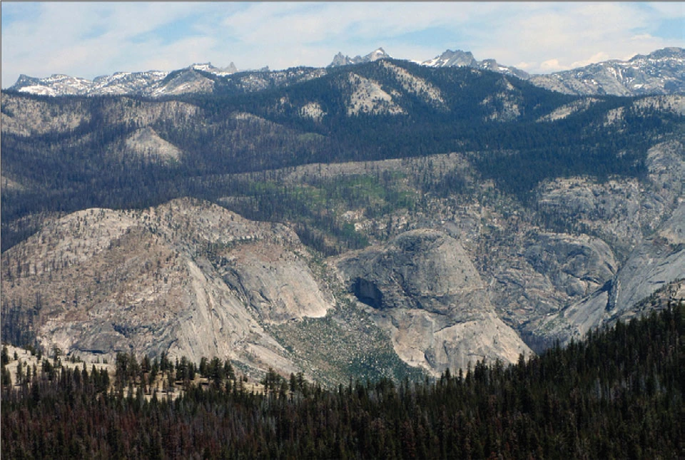 Granite landscape with domes