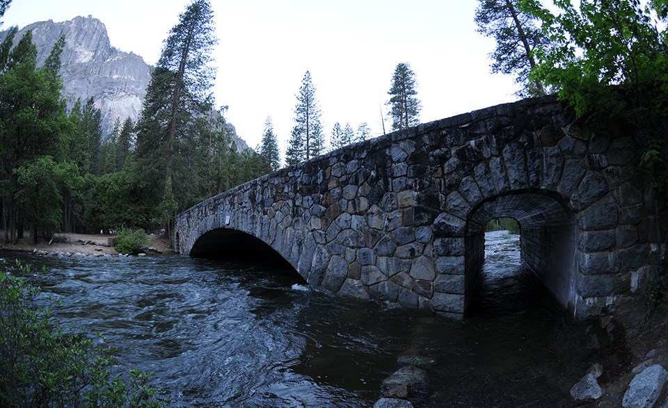 Clarks Bridge during peak spring runoff in 2011. Clarks Bridge during peak spring runoff in 2011.