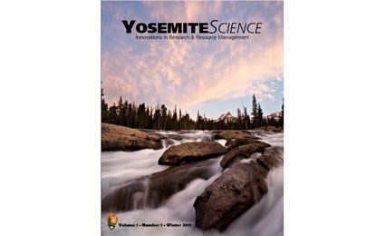 Cover of first issue of Yosemite science publication Cover of first issue of Yosemite science publication