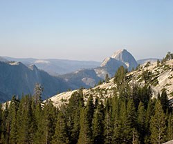 View of Half Dome from Olmstead Point