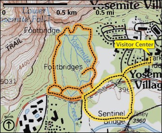 Map of Cook's Meadow Loop