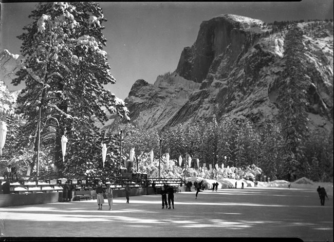 Curry Village ice rink in 1933