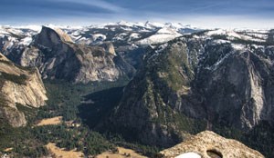 Amazing view of Half Dome from Eagle Peak on the North Rim