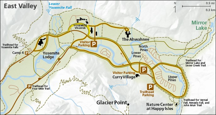 Yosemite Valley Trailhead Parking - Yosemite National Park (U.S