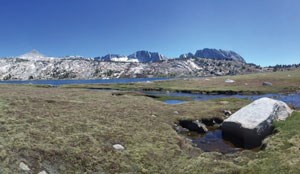 Evelyn Lake near Vogelsang High Sierra Camp