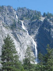 Sentinel Falls from near the Four Mile Trailhead