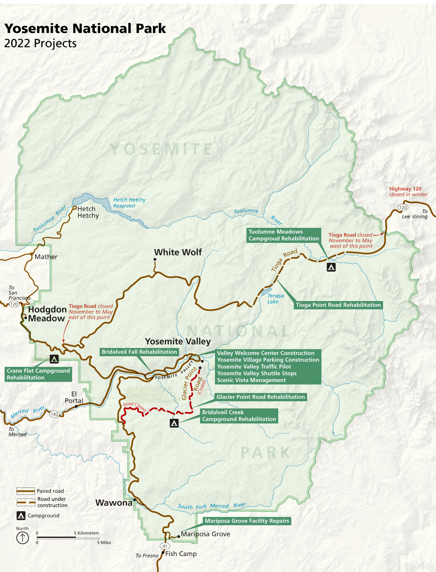 Current Projects Yosemite National Park (U.S. National Park Service)