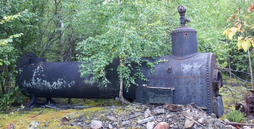 The Coal Creek Steam Boiler today.