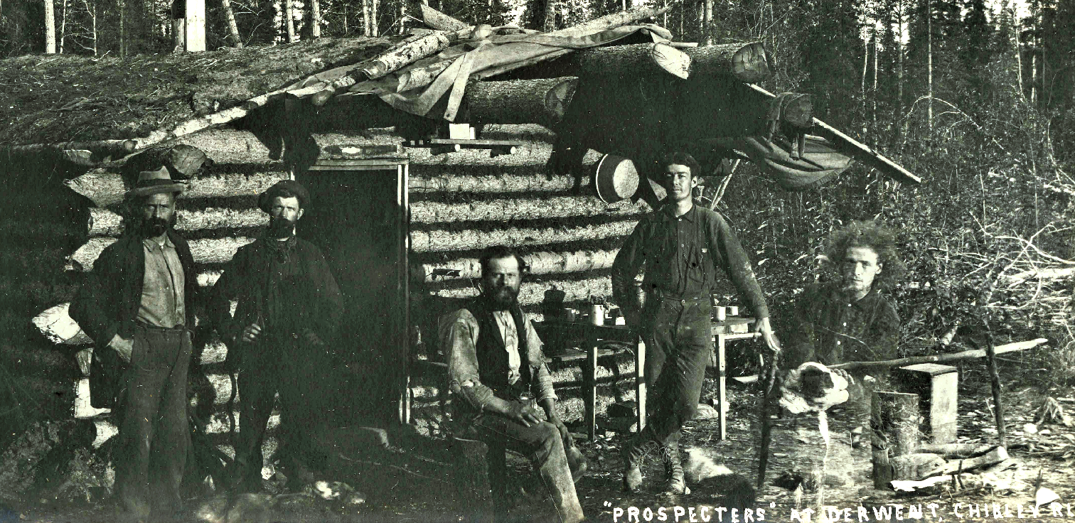 Prospectors at Derwent, a mining camp near the mouth of the Charley River, August 23, 1899.