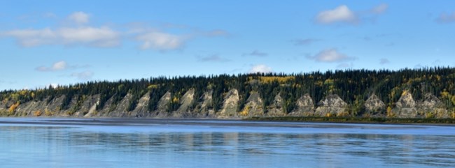 The terraced look of Chester Bluff