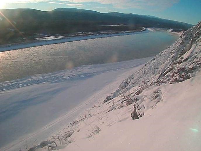 Early winter on the Yukon River