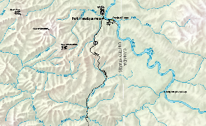 Map of the Taylor Highway