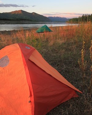 Camping on the Yukon River