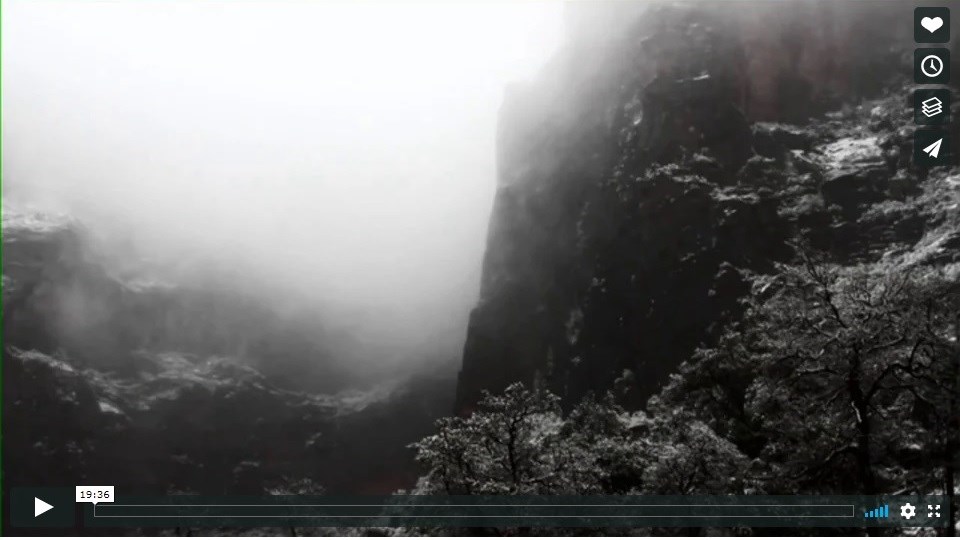 Snowy zion scene click to play video